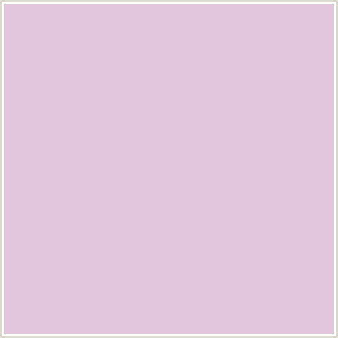 E2C6DD Hex Color Image (DEEP PINK, FUCHSIA, FUSCHIA, HOT PINK, MAGENTA, TWILIGHT)