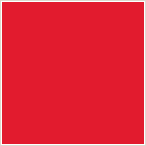 E31B2F Hex Color Image (ALIZARIN CRIMSON, RED)