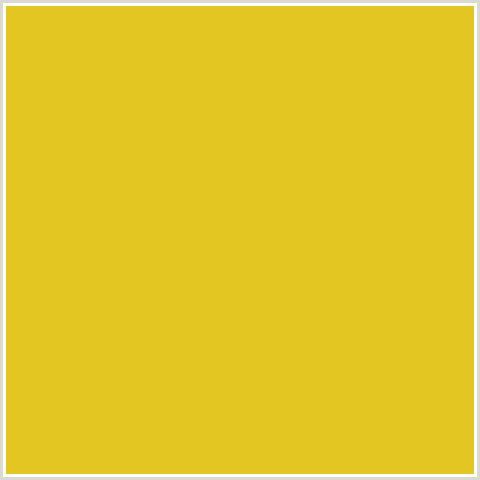 E3C622 Hex Color Image (SUNFLOWER, YELLOW)