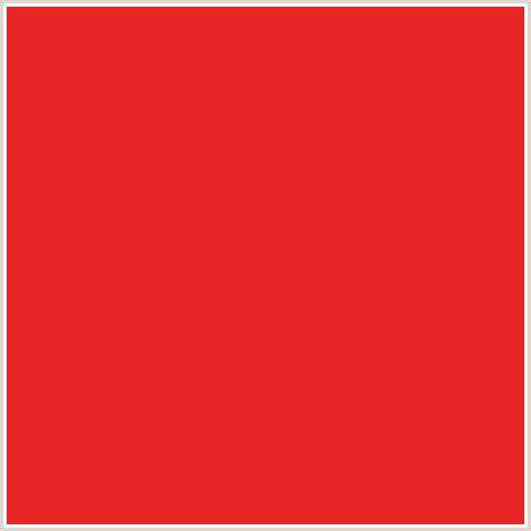 E52727 Hex Color Image (ALIZARIN CRIMSON, RED)