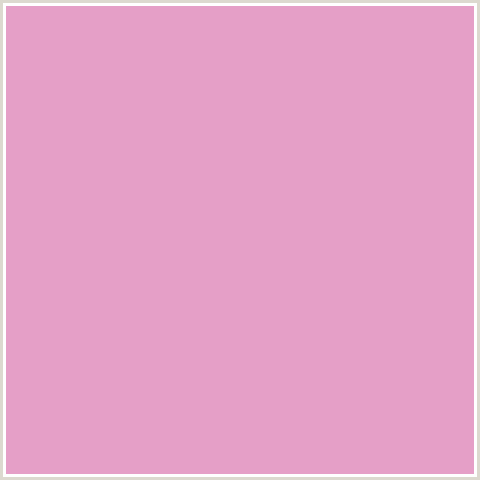 E59FC7 Hex Color Image (DEEP PINK, FUCHSIA, FUSCHIA, HOT PINK, KOBI, MAGENTA)