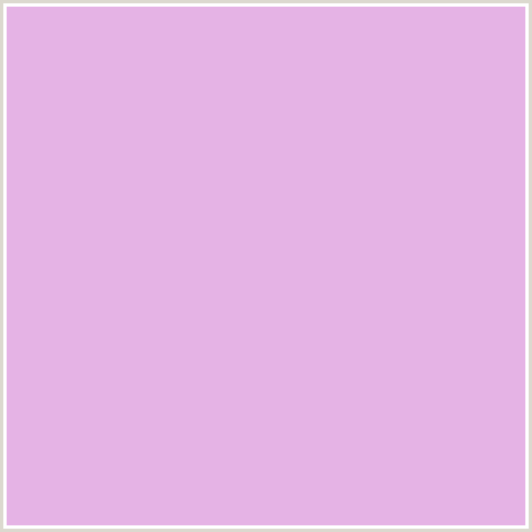 E5B3E5 Hex Color Image (DEEP PINK, FUCHSIA, FUSCHIA, HOT PINK, LIGHT ORCHID, MAGENTA)