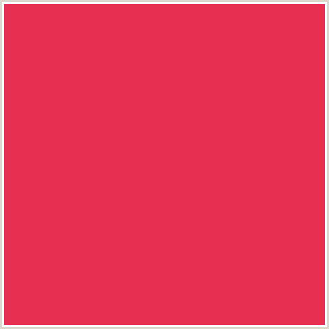 E62E50 Hex Color Image (AMARANTH, RED)