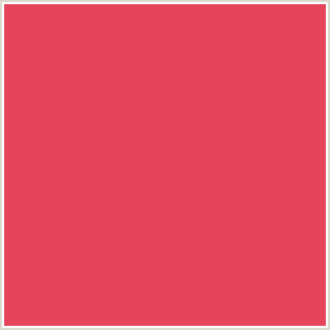 E6445A Hex Color Image (MANDY, RED)