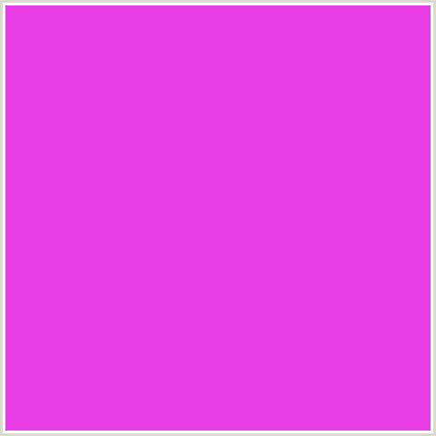 E73CE6 Hex Color Image ()