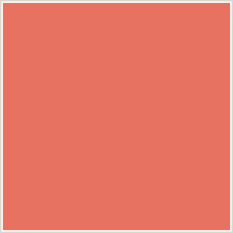 E77261 Hex Color Image (RED, SALMON, TERRACOTTA)