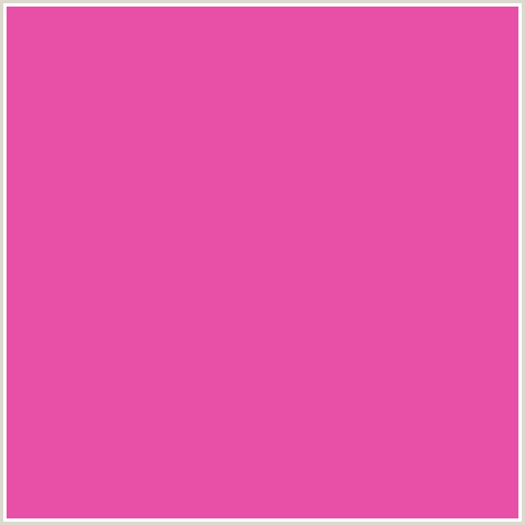 E850A8 Hex Color Image (DEEP PINK, FUCHSIA, FUSCHIA, HOT PINK, MAGENTA)