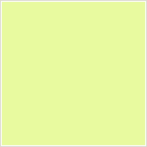 E8FA9F Hex Color Image ()