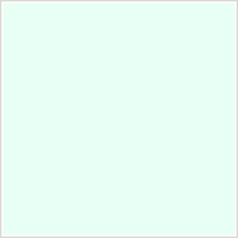 E8FFF5 Hex Color, RGB: 232, 255, 245