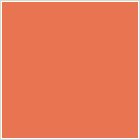 E97451 Hex Color Image (BURNT SIENNA, RED ORANGE)