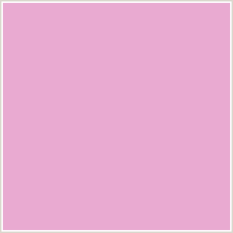 E9AAD1 Hex Color Image (DEEP PINK, FUCHSIA, FUSCHIA, HOT PINK, KOBI, MAGENTA)