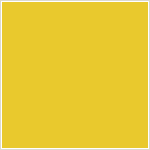 E9C92D Hex Color Image (SUNFLOWER, YELLOW)