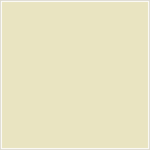 E9E4C1 Hex Color Image (DOUBLE SPANISH WHITE, YELLOW)