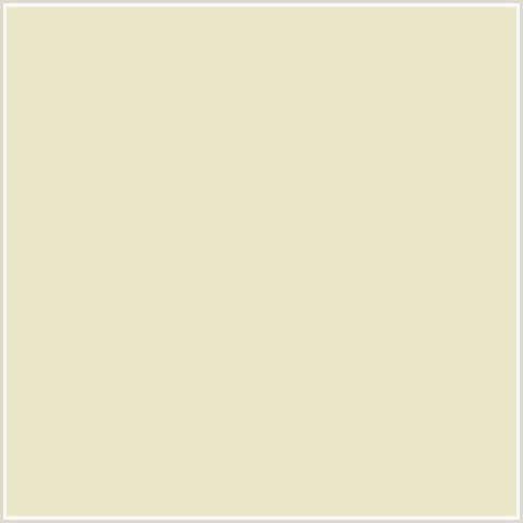 EAE8C9 Hex Color Image (ATHS SPECIAL, YELLOW)