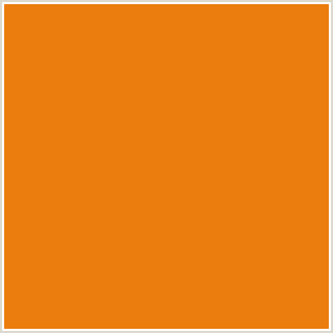 EB7C0E Hex Color Image (CHRISTINE, ORANGE)