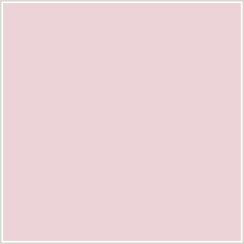 EBD3D8 Hex Color Image (OYSTER PINK, RED)