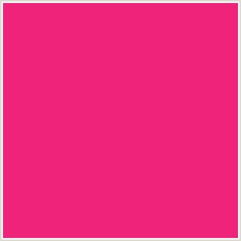 EE247B Hex Color Image (DEEP PINK, FUCHSIA, FUSCHIA, HOT PINK, MAGENTA, RAZZMATAZZ)