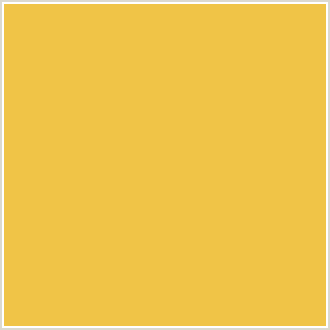 F0C447 Hex Color Image (RONCHI, YELLOW ORANGE)