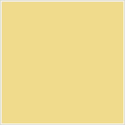 F0DB8C Hex Color Image (KHAKI, ORANGE YELLOW)