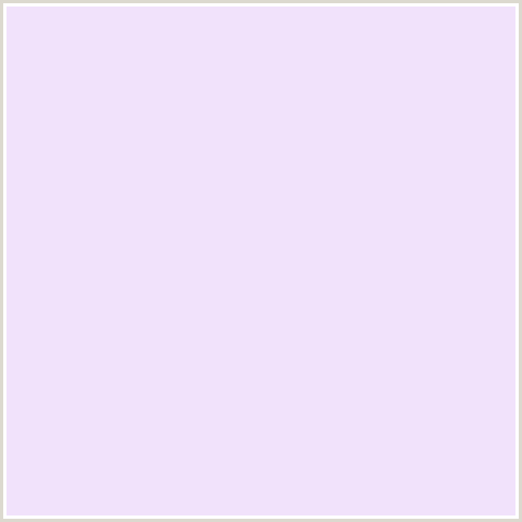 F1E2FB Hex Color Image (SELAGO, VIOLET BLUE)