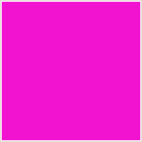 F213D0 Hex Color Image (DEEP PINK, FUCHSIA, FUSCHIA, HOT PINK, MAGENTA, SHOCKING PINK)