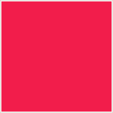 F21D4B Hex Color Image (RED, RED RIBBON)