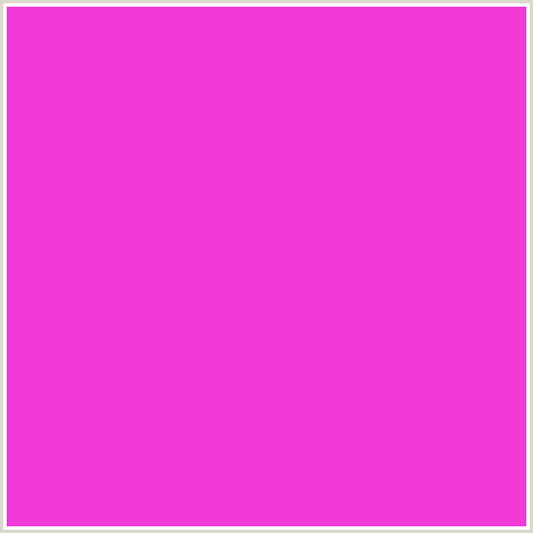 F23AD7 Hex Color Image (DEEP PINK, FUCHSIA, FUSCHIA, HOT PINK, MAGENTA, RAZZLE DAZZLE ROSE)