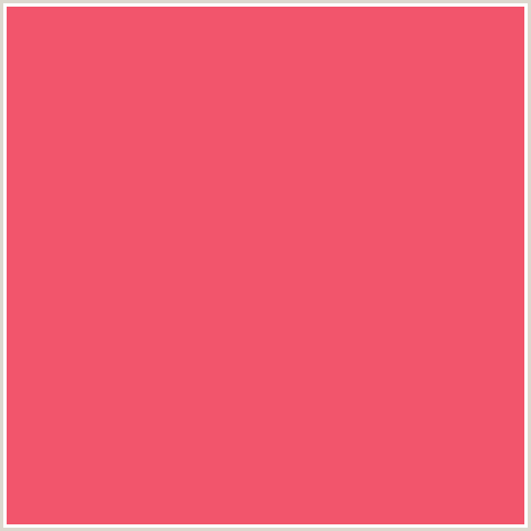 F2556C Hex Color Image (CARNATION, RED)