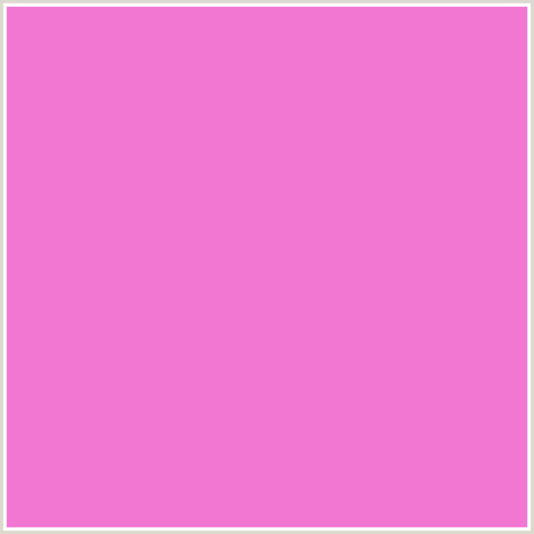 F277D3 Hex Color Image (DEEP PINK, FUCHSIA, FUSCHIA, HOT PINK, MAGENTA, PERSIAN PINK)