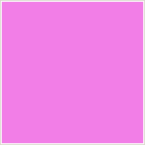 F27EE7 Hex Color Image (DEEP PINK, FUCHSIA, FUSCHIA, HOT PINK, LAVENDER MAGENTA, MAGENTA)