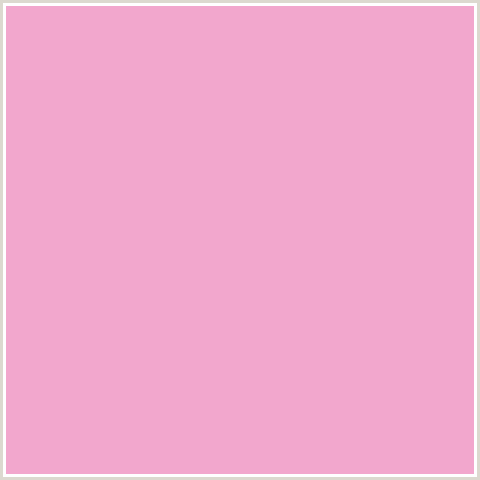 F2A7CD Hex Color Image (DEEP PINK, FUCHSIA, FUSCHIA, HOT PINK, ILLUSION, MAGENTA)