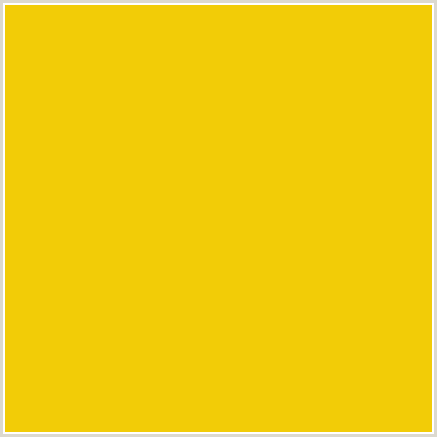 F2CC07 Hex Color Image (CORN, YELLOW)