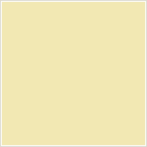 F2E8B3 Hex Color Image (SIDECAR, YELLOW)