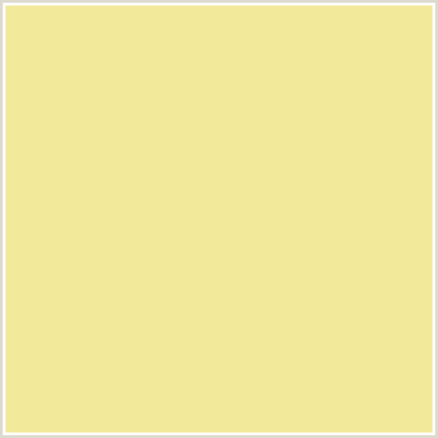 F2E99B Hex Color Image (SANDWISP, YELLOW)