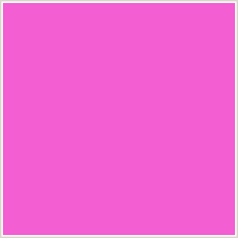 F35ED2 Hex Color Image (DEEP PINK, FUCHSIA, FUSCHIA, HOT PINK, MAGENTA, PERSIAN PINK)