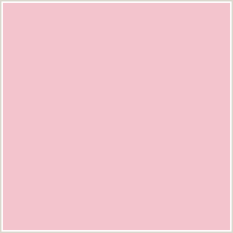 F3C4CD Hex Color Image (BEAUTY BUSH, RED)