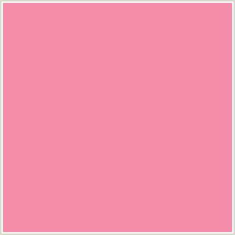 F48DA8 Hex Color Image (MAUVELOUS, RED, SALMON)