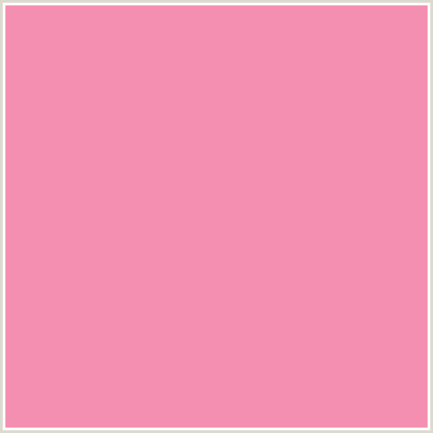 F48FB1 Hex Color Image (MAUVELOUS, RED, SALMON)