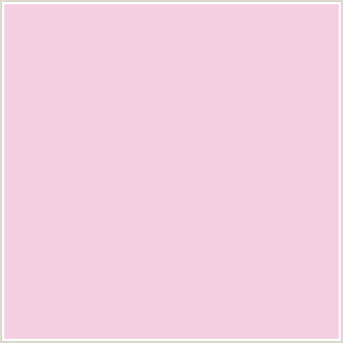 F4CFE2 Hex Color Image (DEEP PINK, FUCHSIA, FUSCHIA, HOT PINK, MAGENTA, WE PEEP)