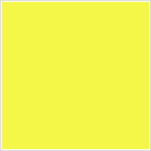 F4F648 Hex Color Image (STARSHIP, YELLOW GREEN)