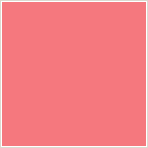 F5787E Hex Color Image (FROLY, RED, SALMON)