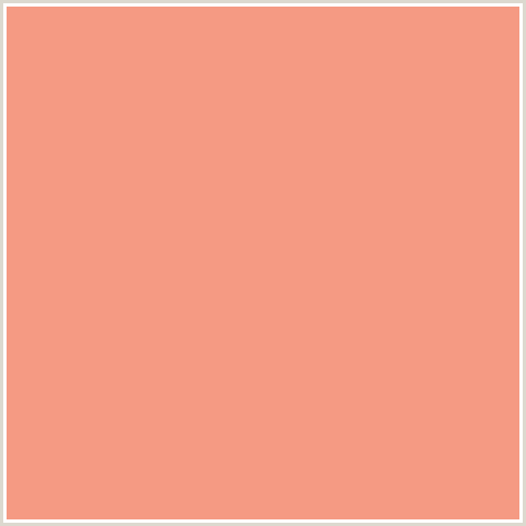 F59A83 Hex Color Image (GERALDINE, RED ORANGE)