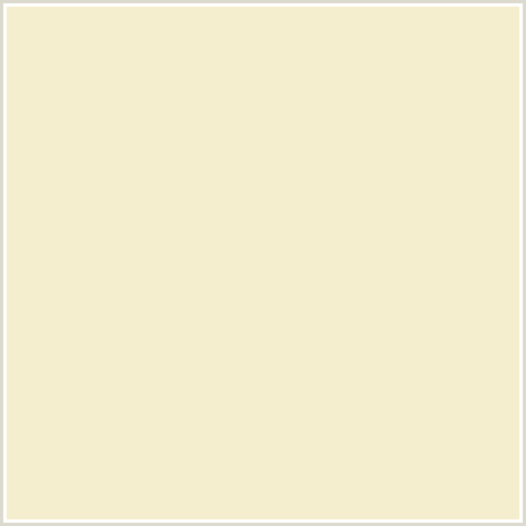F5EECE Hex Color Image (ALBESCENT WHITE, ORANGE YELLOW)