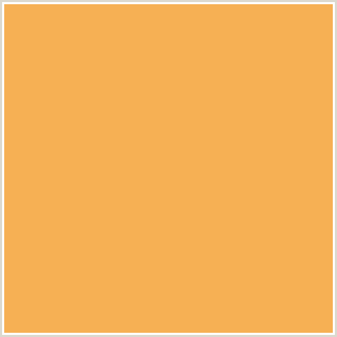 F6B054 Hex Color Image (CASABLANCA, ORANGE)