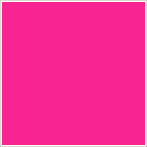 F72492 Hex Color Image (DEEP PINK, FUCHSIA, FUSCHIA, HOT PINK, MAGENTA, PERSIAN ROSE)