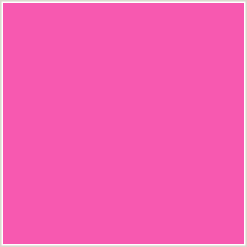 F759B0 Hex Color Image (DEEP PINK, FUCHSIA, FUSCHIA, HOT PINK, MAGENTA)