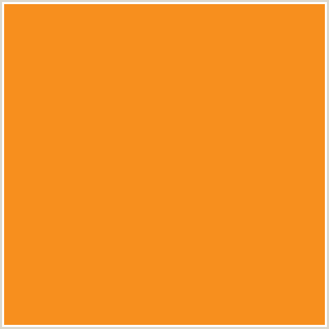 F78F1E Hex Color Image (ORANGE, TREE POPPY)