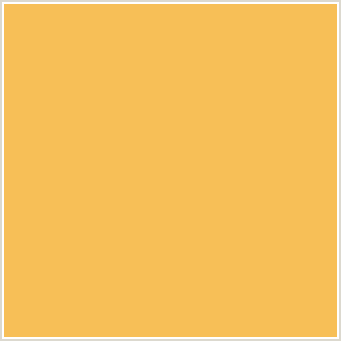 F7BF57 Hex Color Image (ORANGE, SAFFRON MANGO)