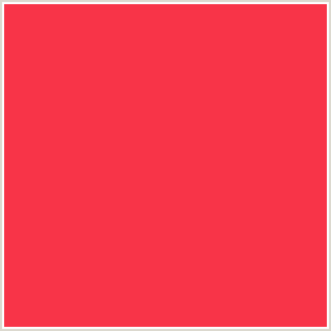F83448 Hex Color Image (CORAL RED, RED)