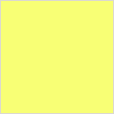 F8FF75 Hex Color Image (PARIS DAISY, YELLOW GREEN)
